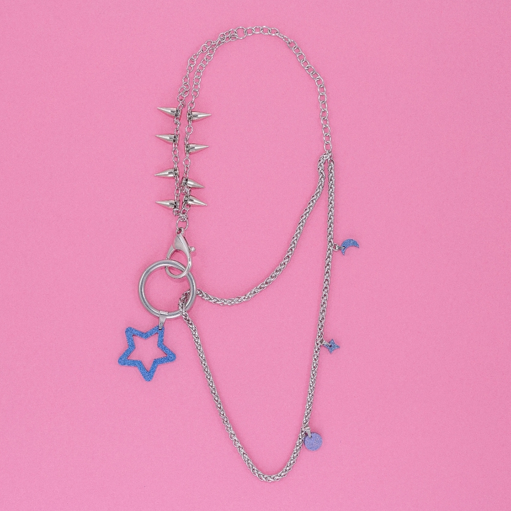 ⭐️ Holographic Lilac Lyra Necklace ⭐️